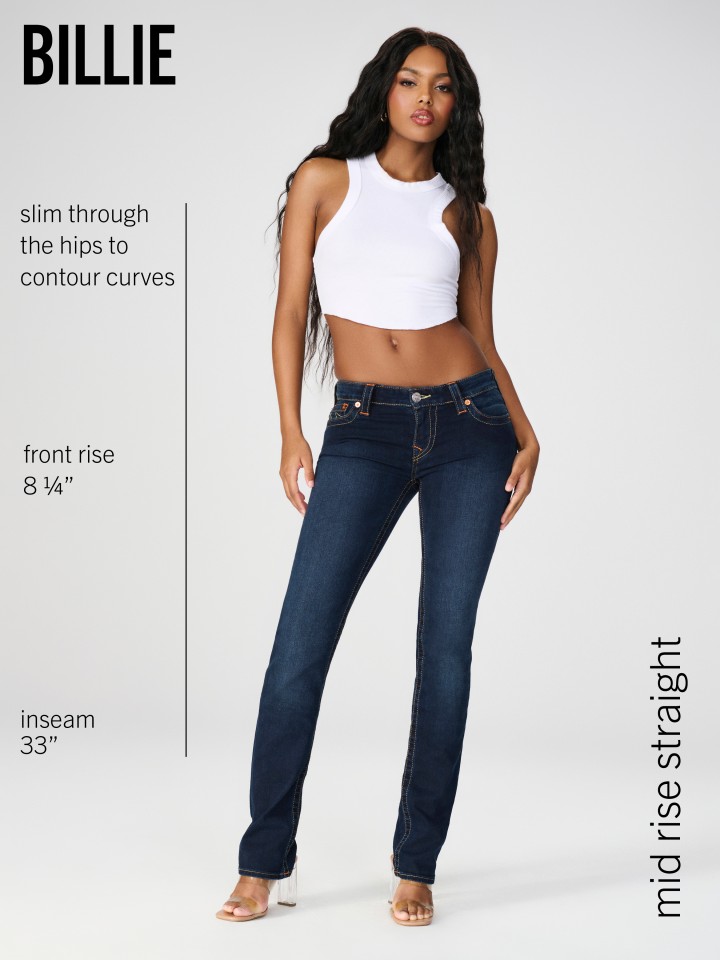 True Religion Women's Bootcut Jeans Size 29 Cut# 601426 - beyond